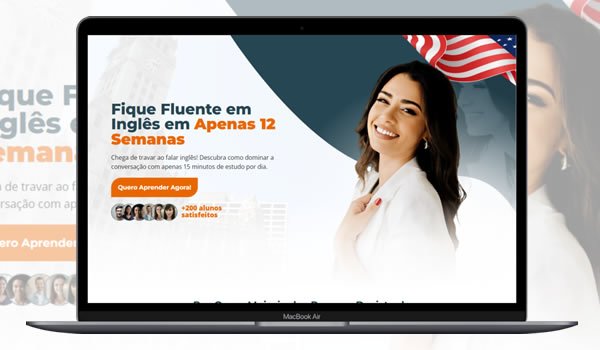 Landingpage para curso de ingles